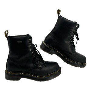 Dr. Martens Black Waterproof 1460 Lace Up Boots | Size 6